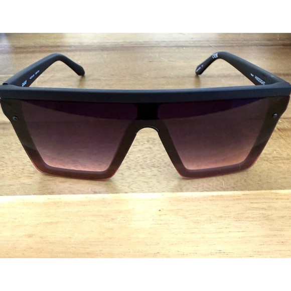 Quay Australia | Unisex "HINDSIGHT" Purple / Pink Lens Sunglasses Unisex NEW - Picture 4 of 11